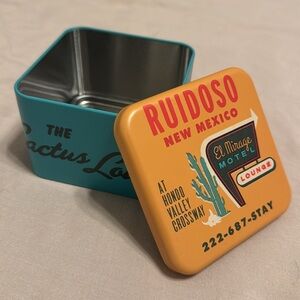 FOSSIL Ruidoso New Mexico Souvenir Tin